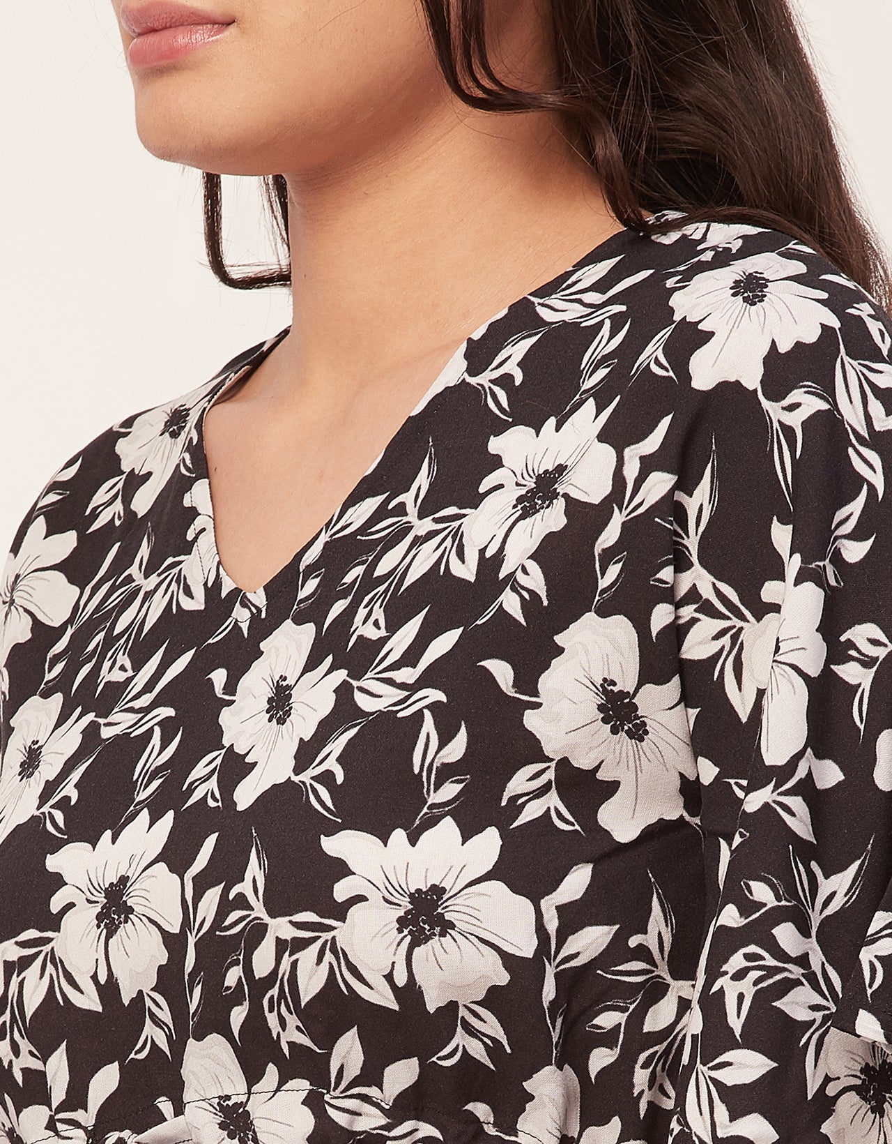 Printed Kaftan Top Set