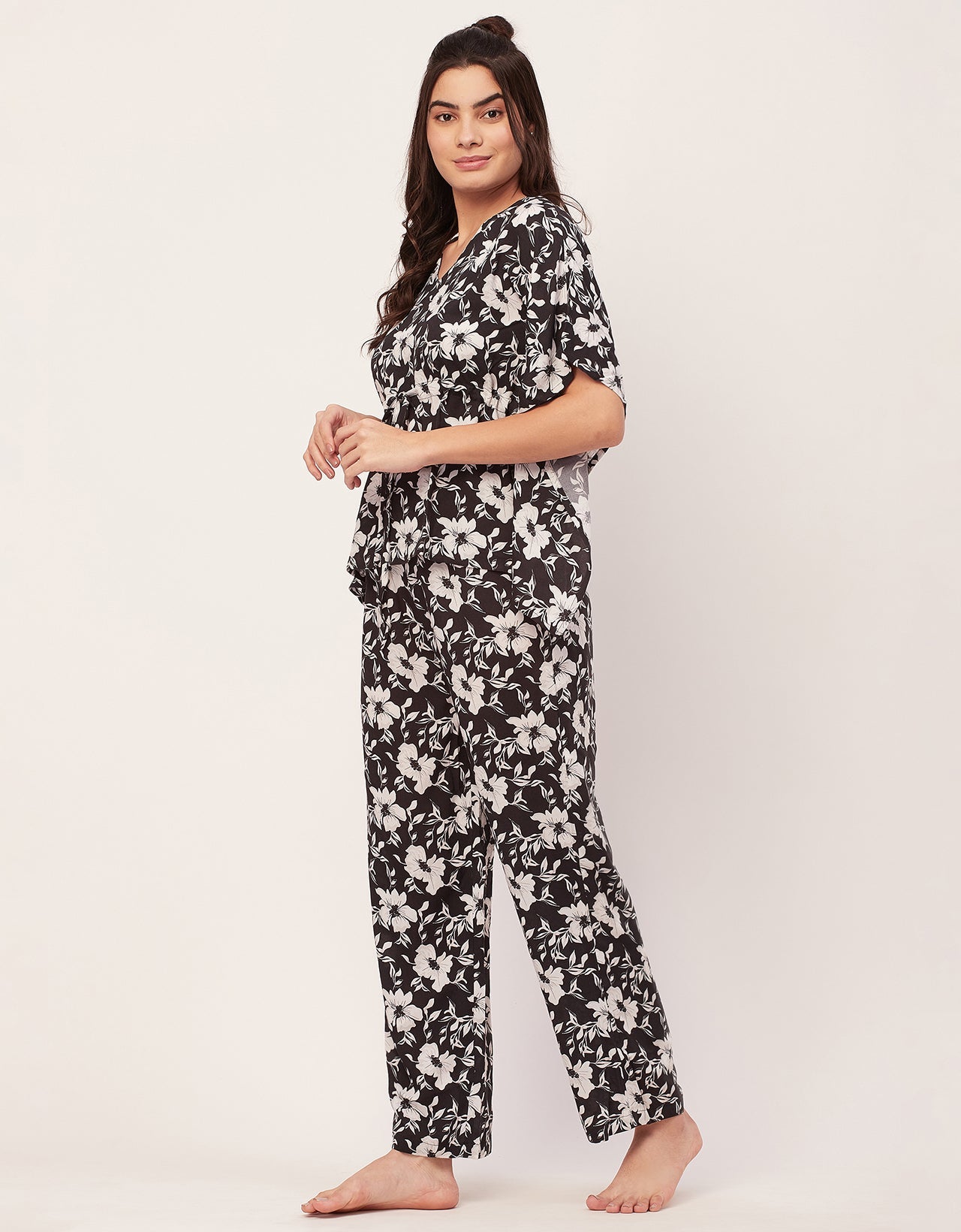 Printed Kaftan Top Set