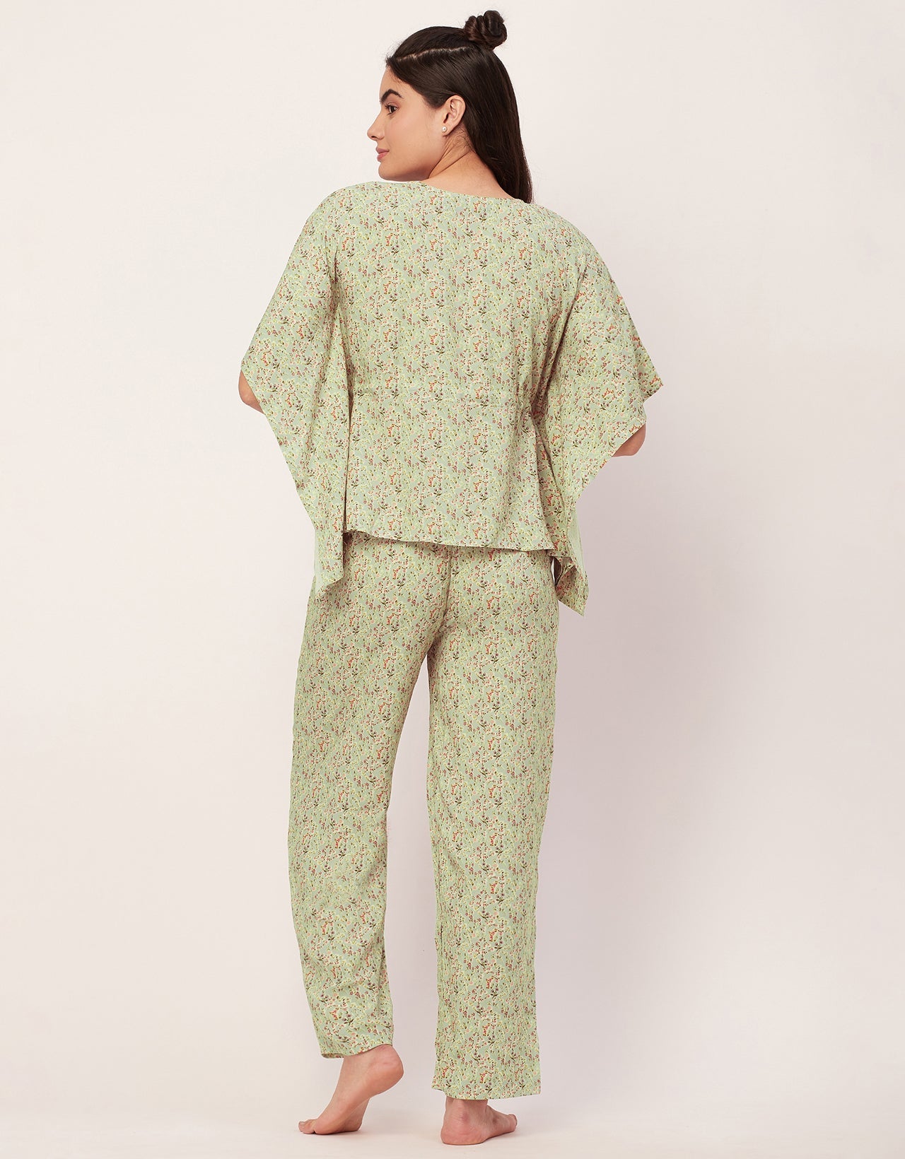 Printed Kaftan Top Set