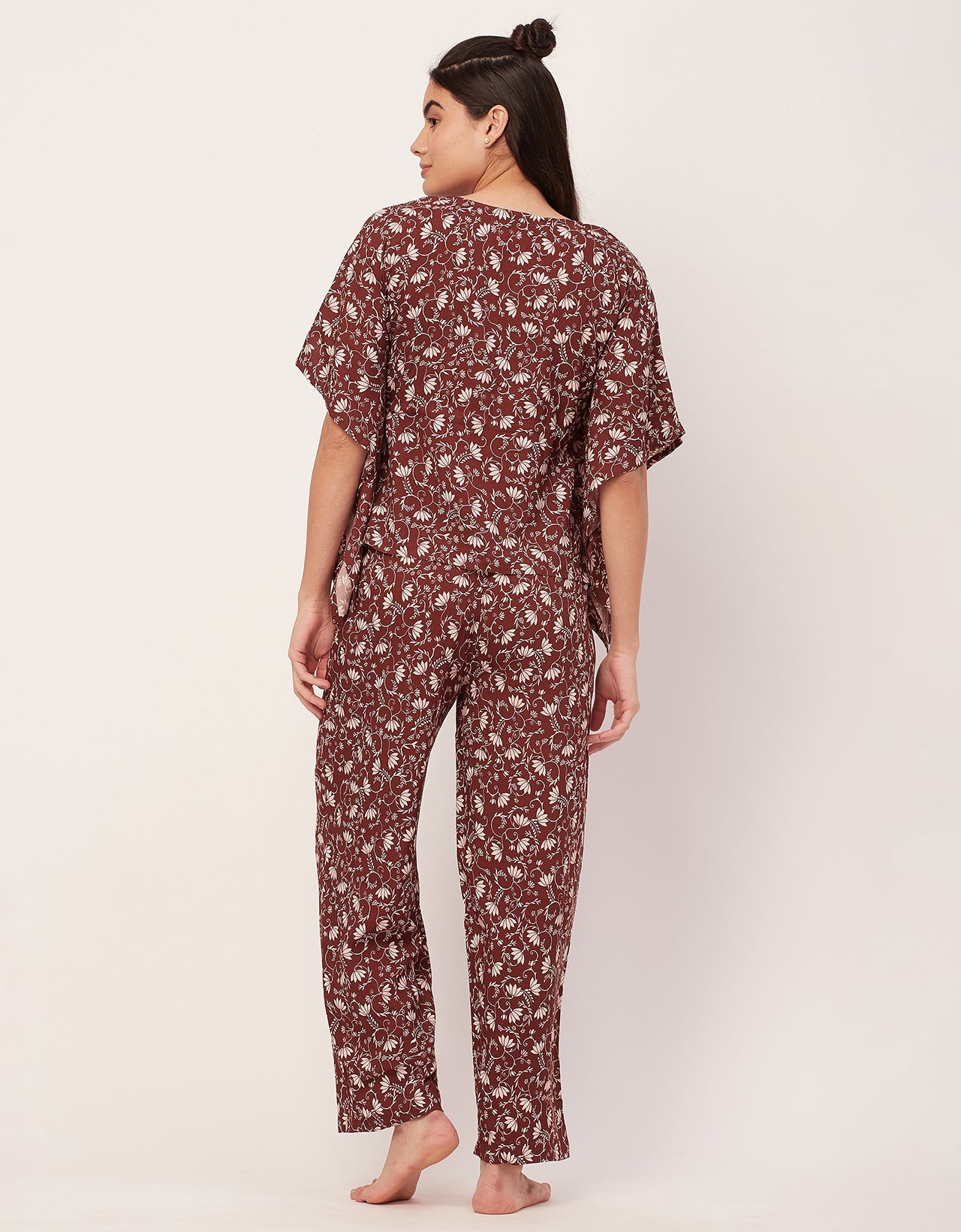 Printed Kaftan Top Set