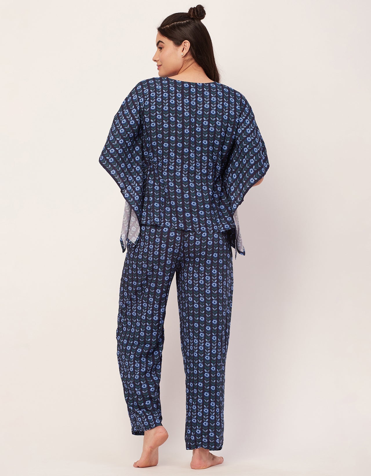 Printed Kaftan Top Set