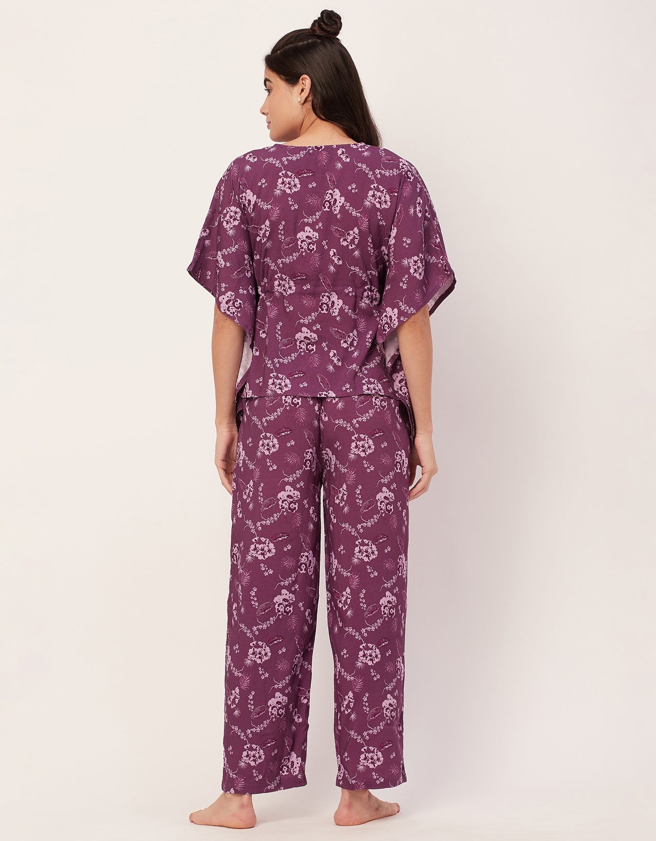 Printed Kaftan Top Set
