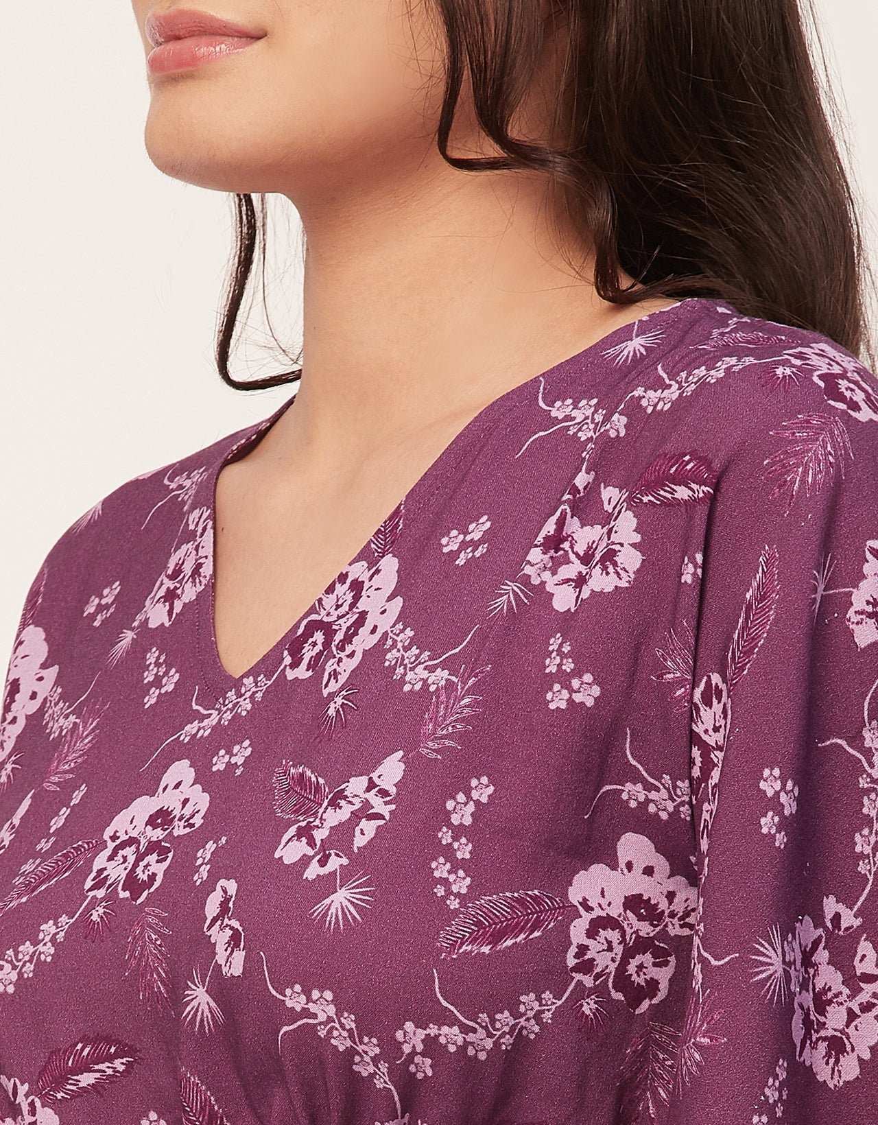 Printed Kaftan Top Set