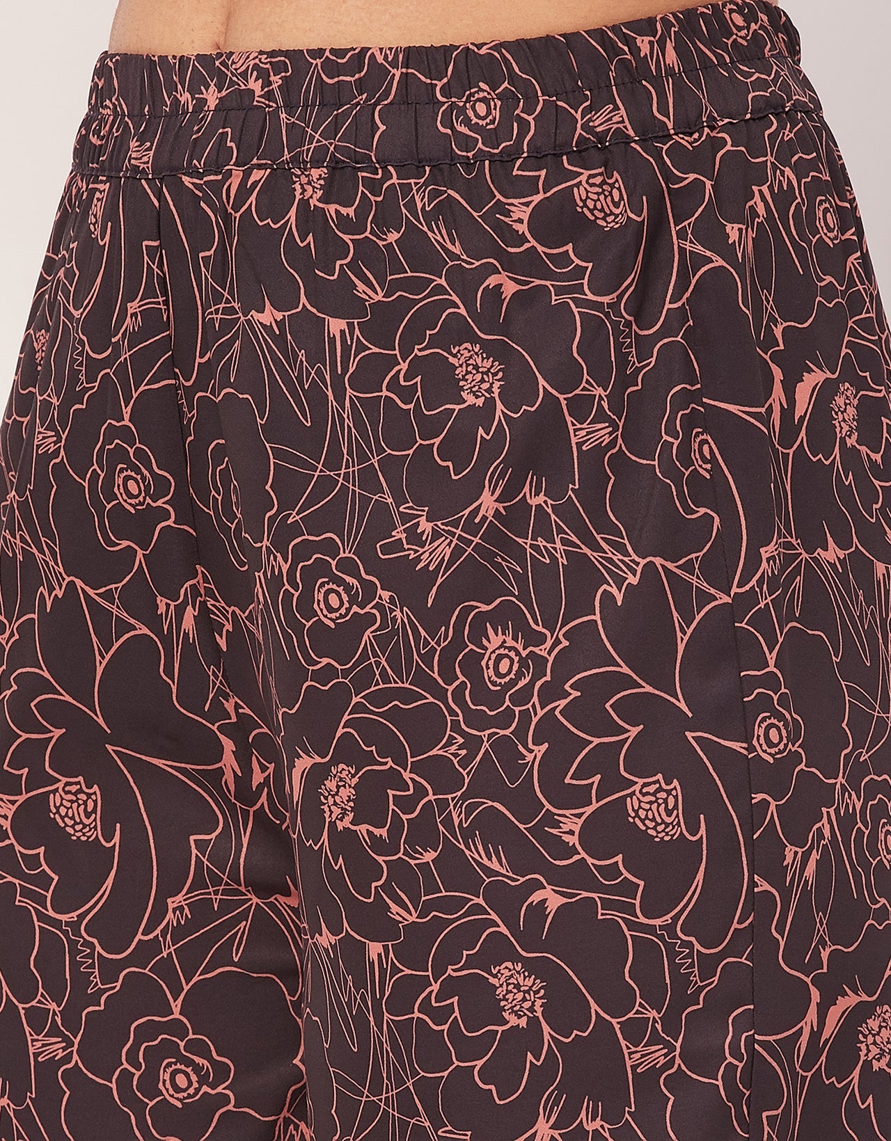Printed Pajama Shirt Set