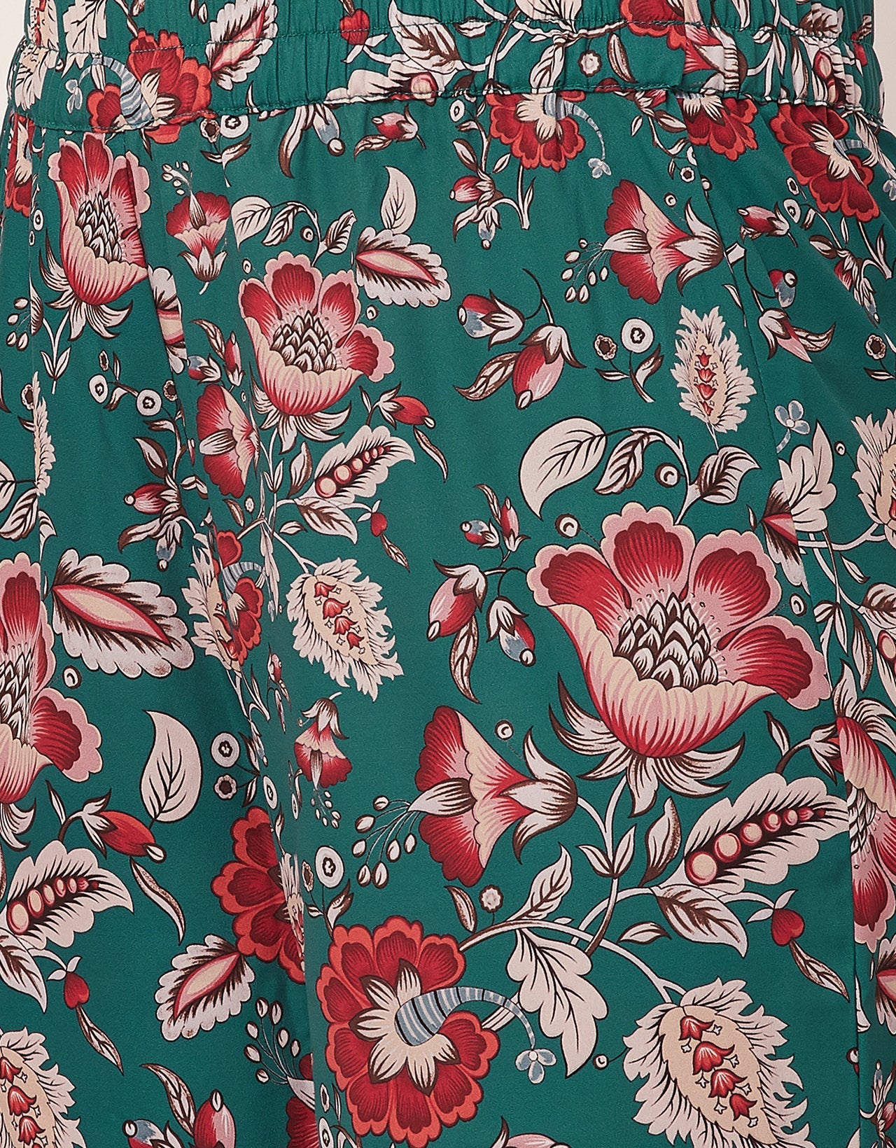 Printed Pajama Shirt Set