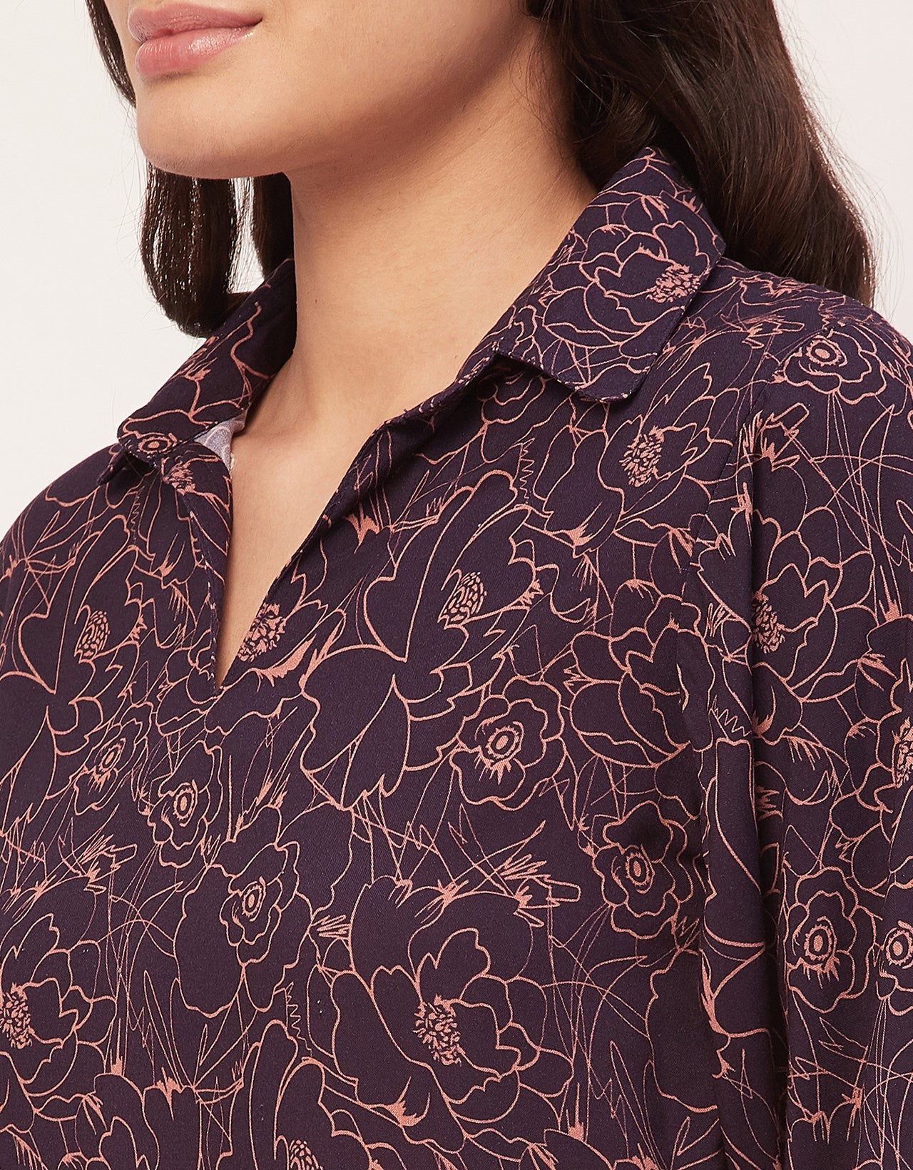 Night Suit, Printed Rayon