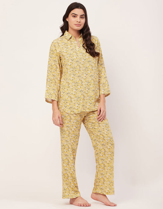 Night Suit, Printed Rayon