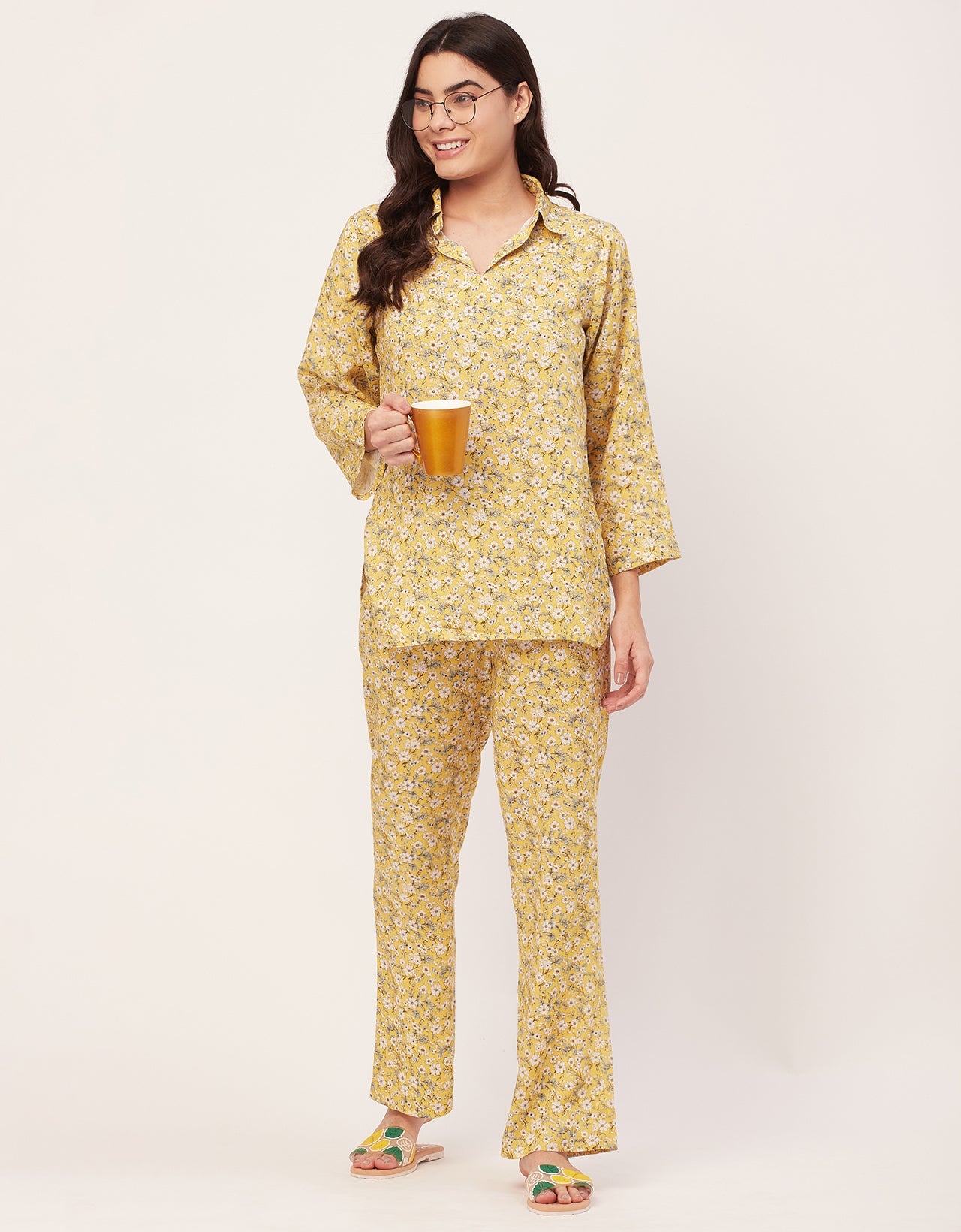 Night Suit, Printed Rayon