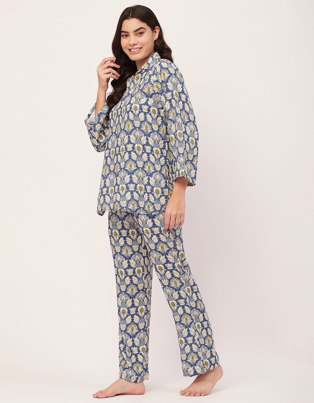 Night Suit, Printed Rayon