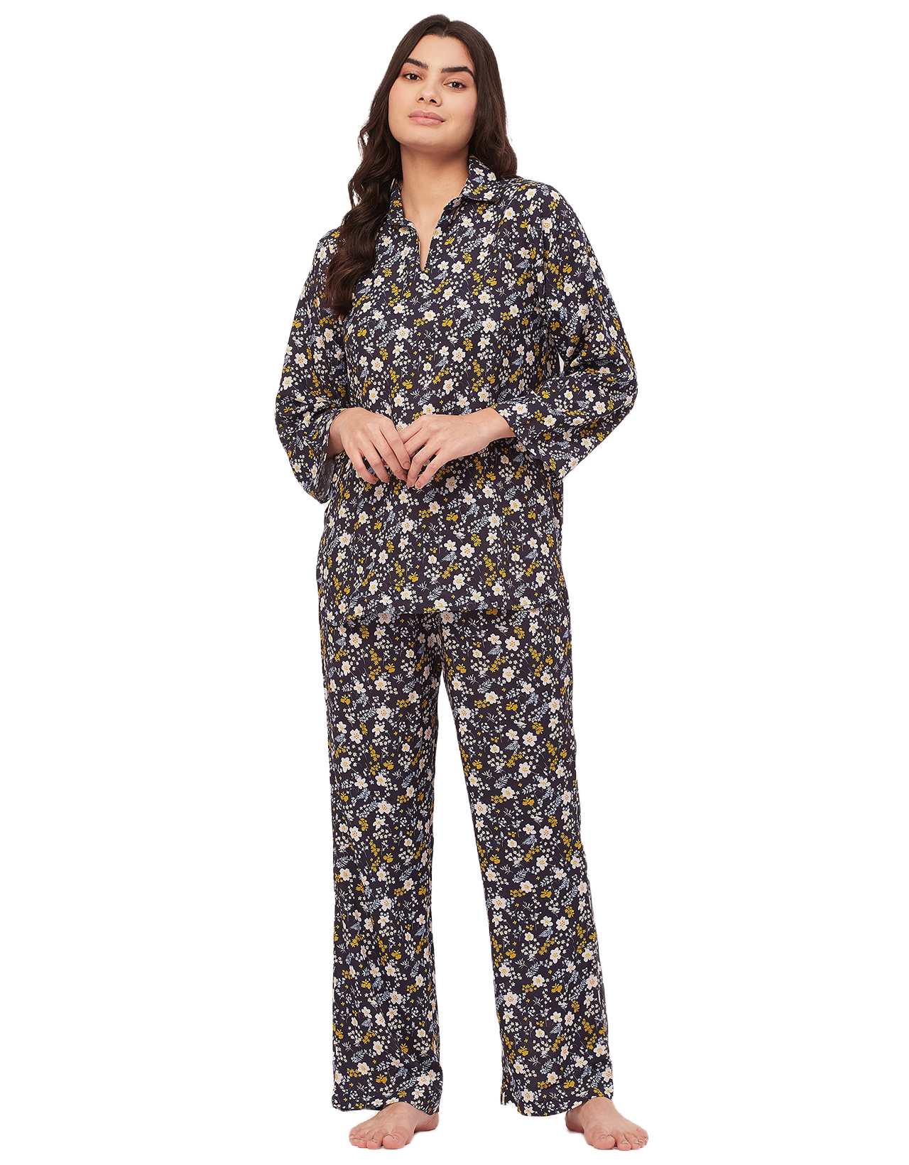 Night Suit, Printed Rayon