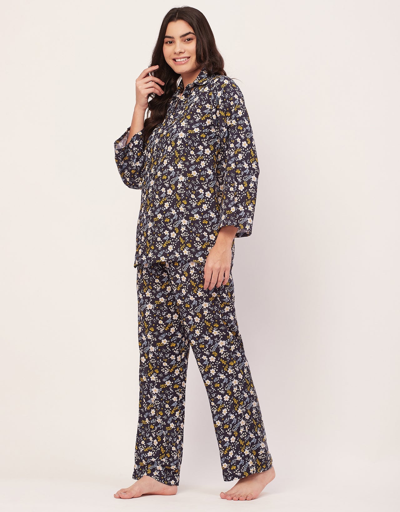Night Suit, Printed Rayon