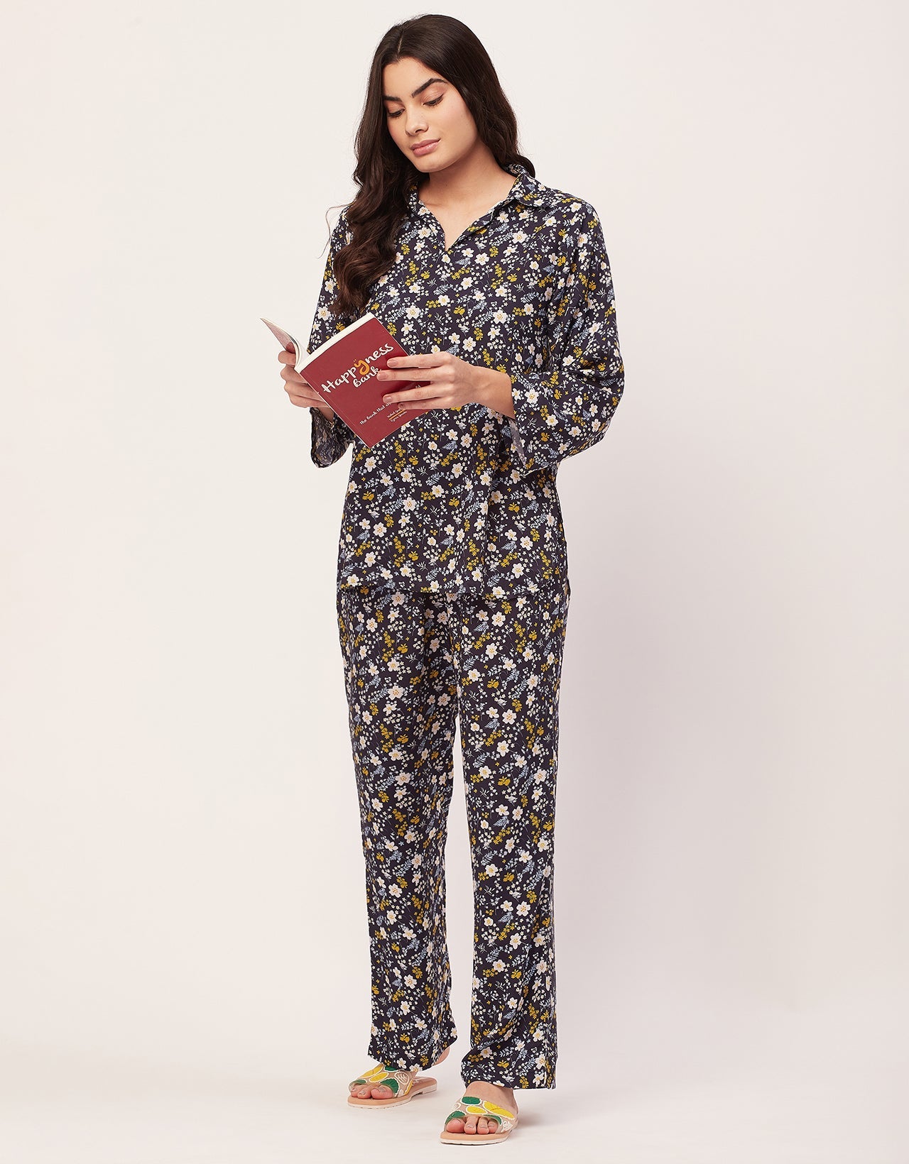 Night Suit, Printed Rayon