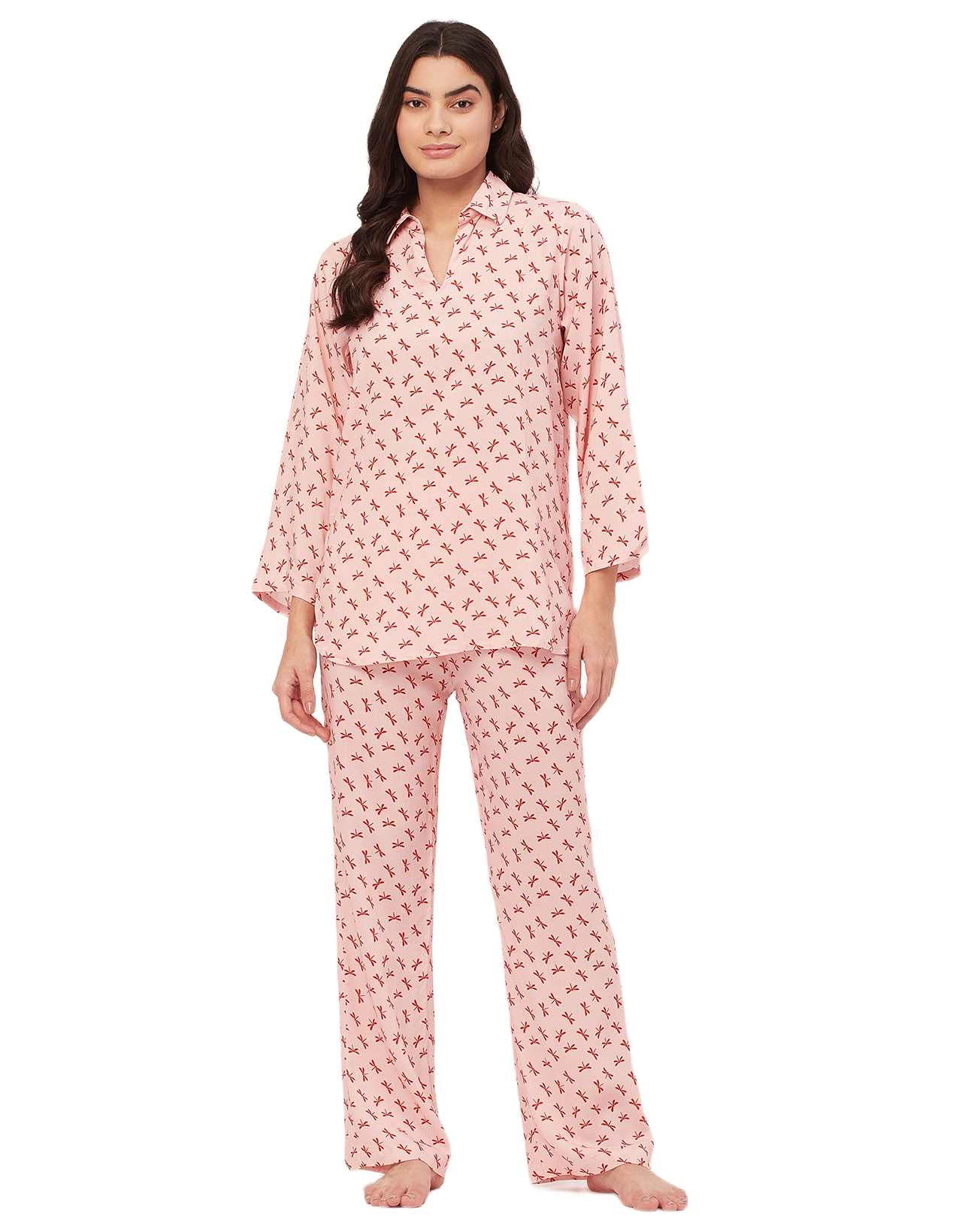 Night Suit, Printed Rayon
