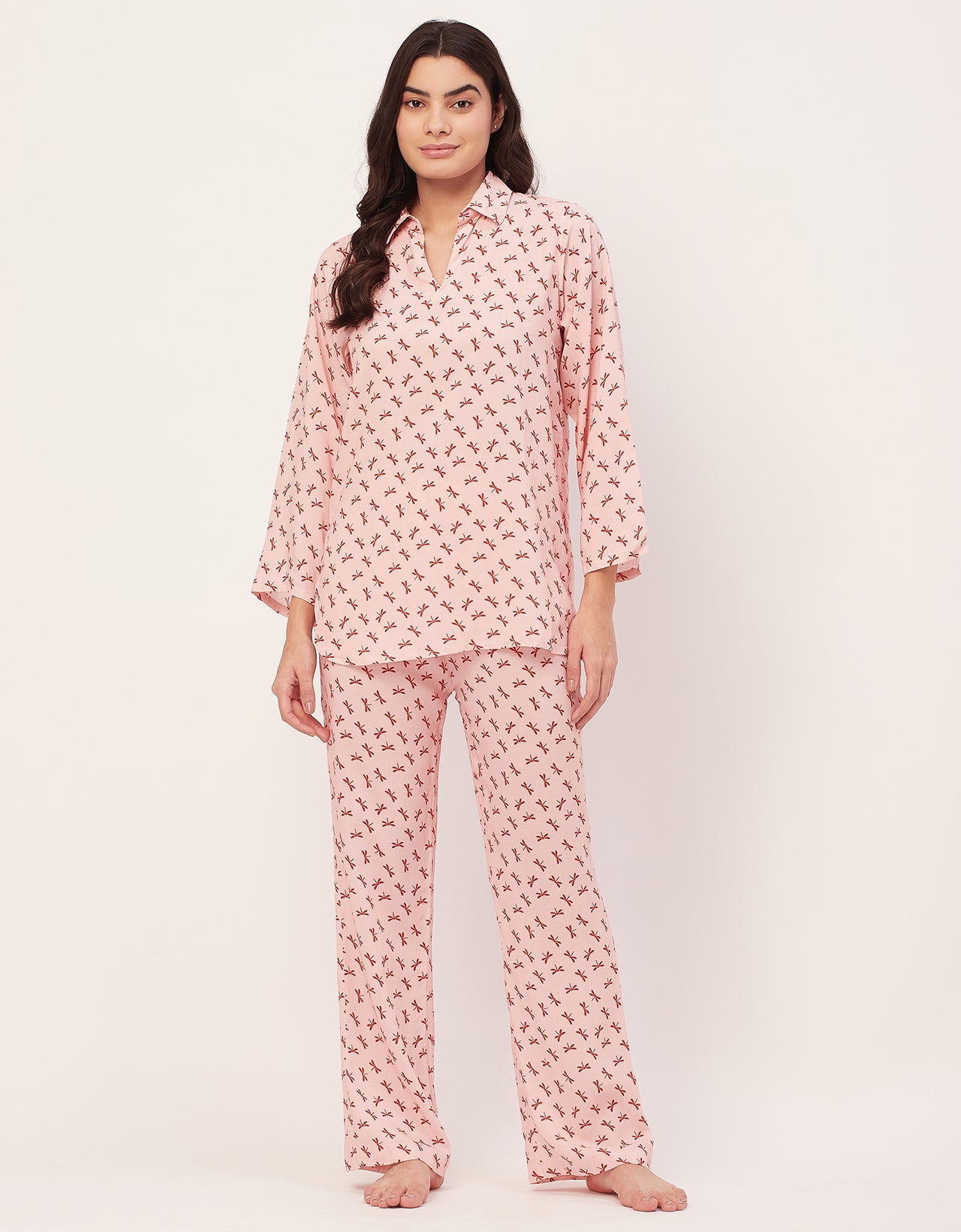 Night Suit, Printed Rayon