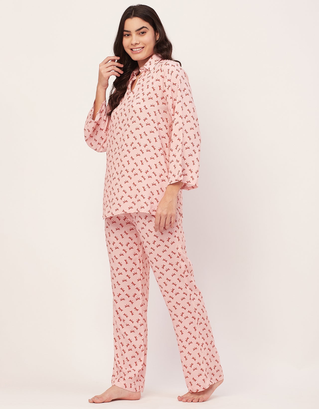 Night Suit, Printed Rayon
