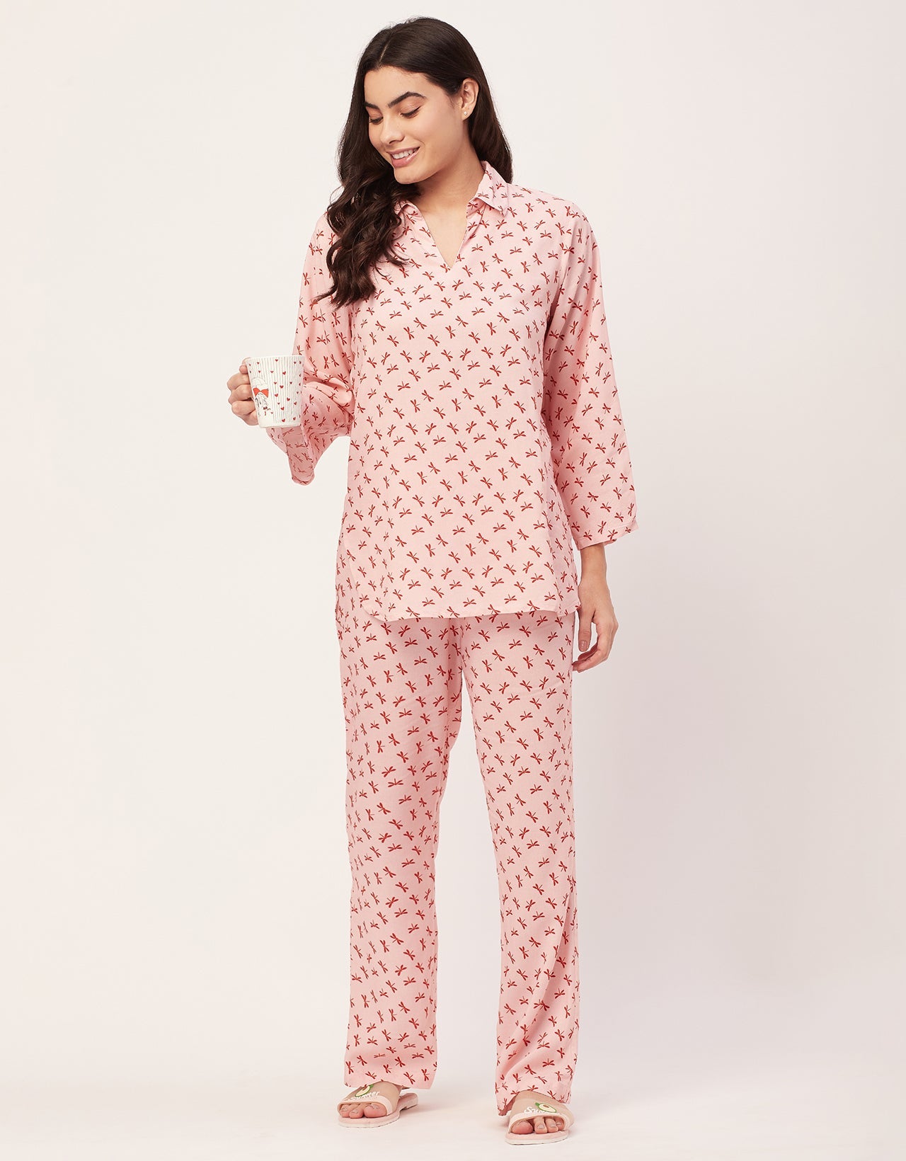 Night Suit, Printed Rayon