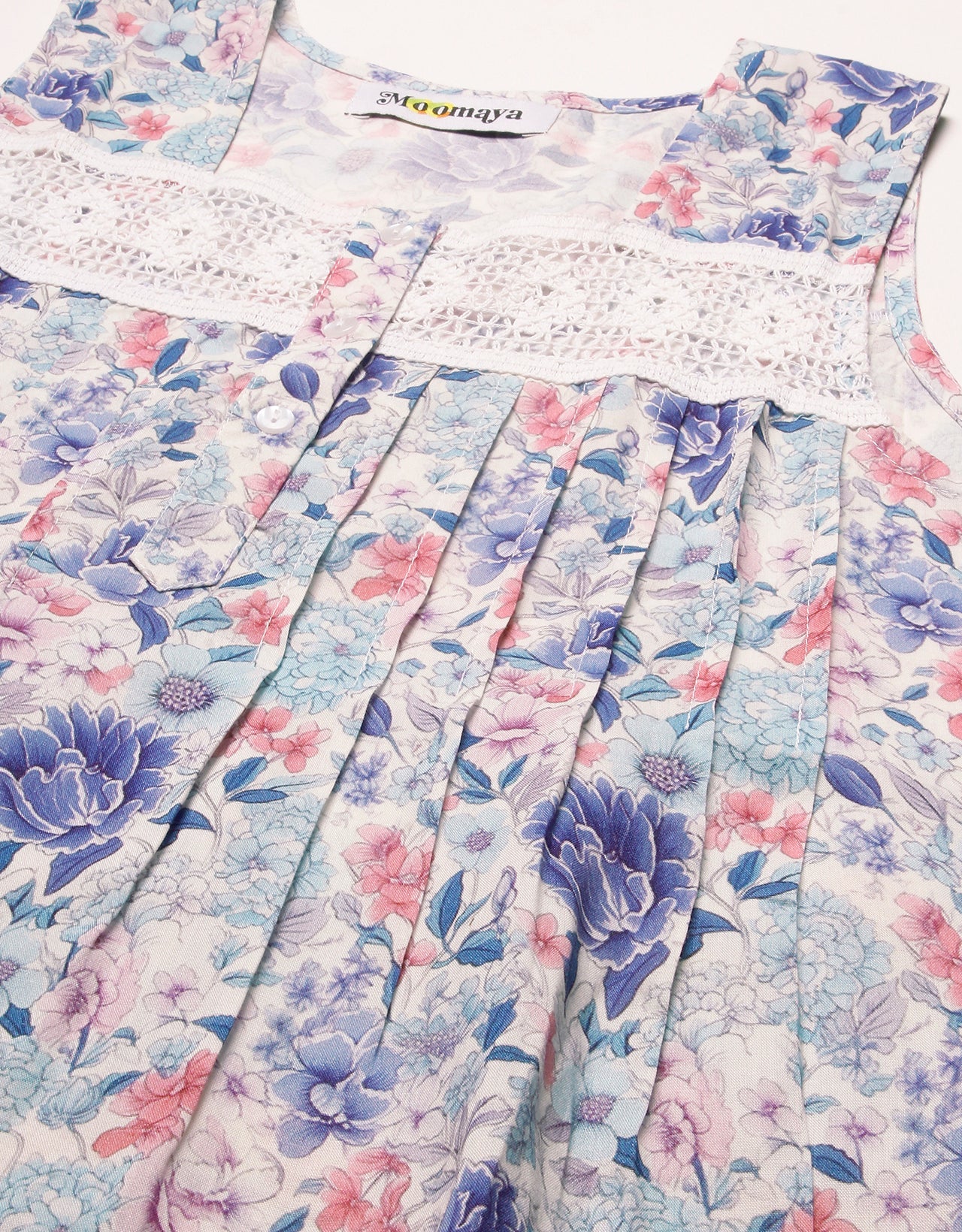 Sleeveless Nightdress, Printed