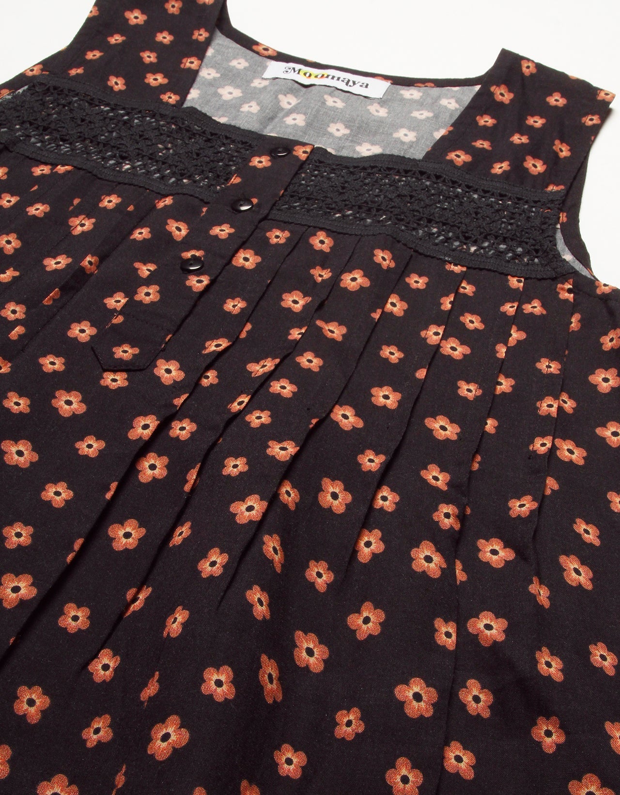 Sleeveless Nightdress, Printed