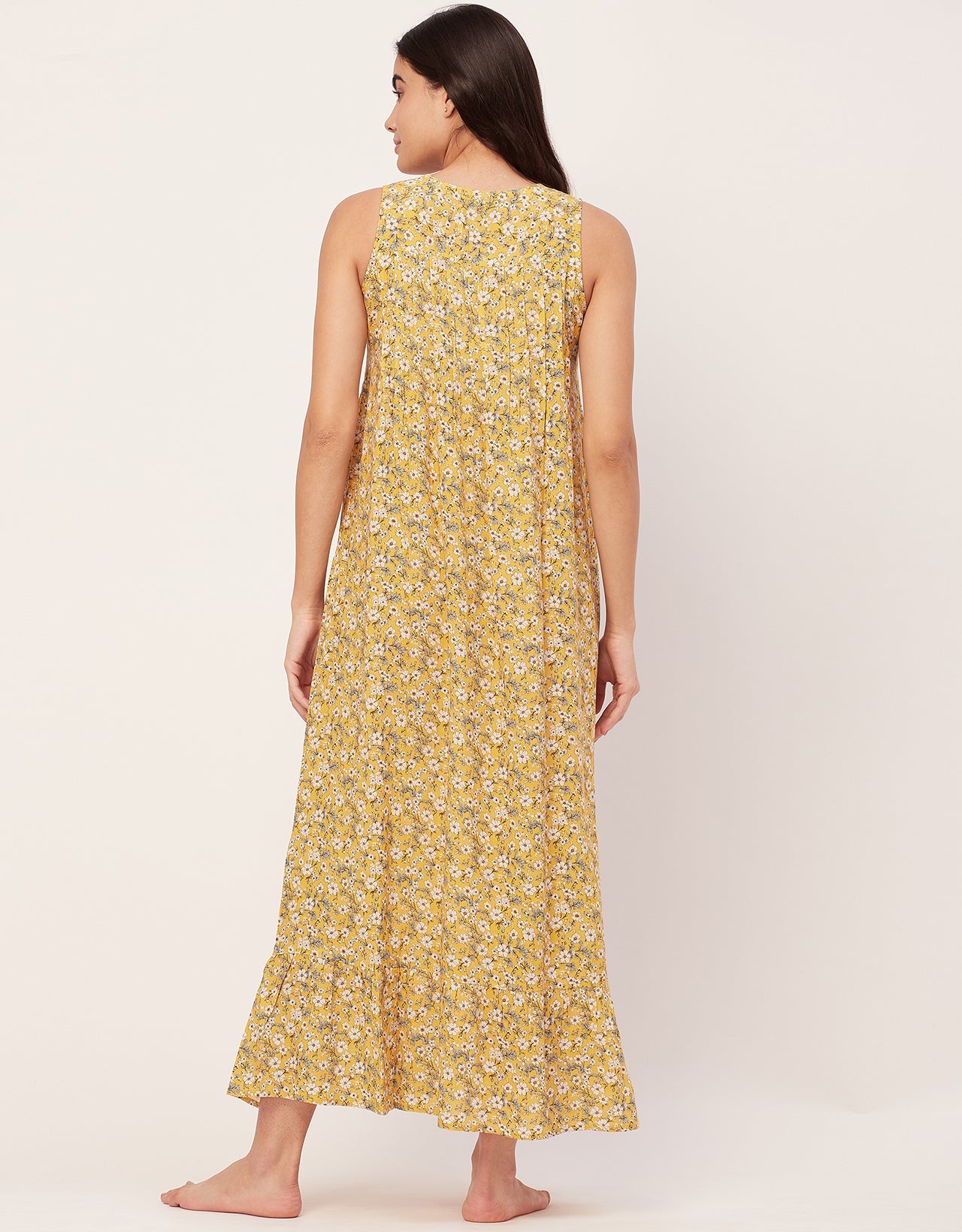 Sleeveless Nightdress, Printed