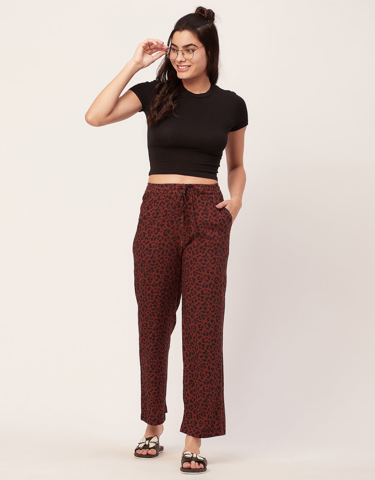 Elastic Waist Pajamas, Printed