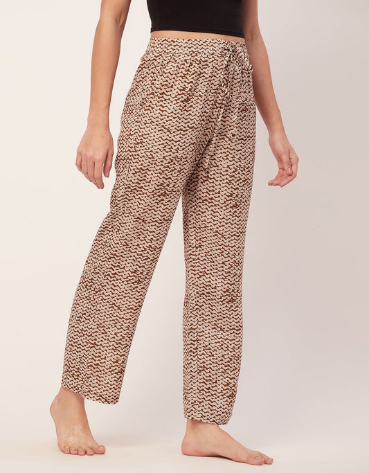 Elastic Waist Pajamas, Printed