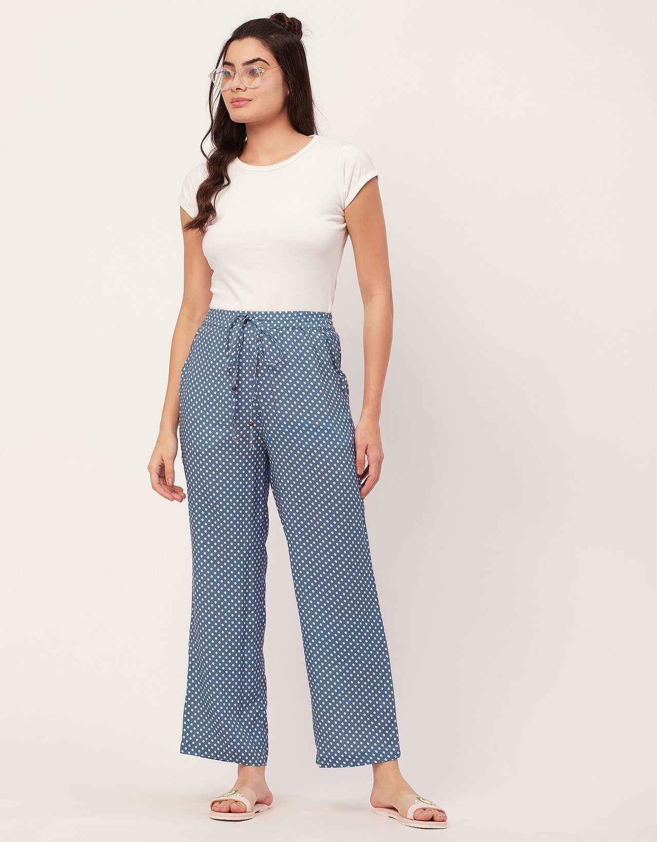 Elastic Waist Pajamas, Printed