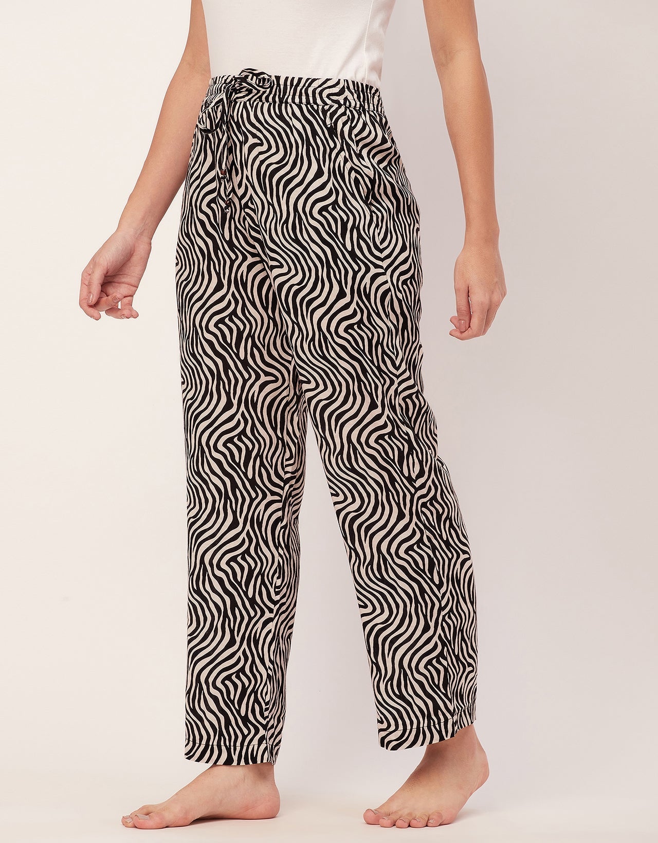 Elastic Waist Pajamas, Printed