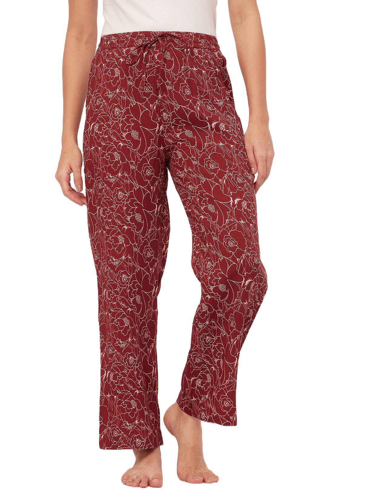 Elastic Waist Pajamas, Printed