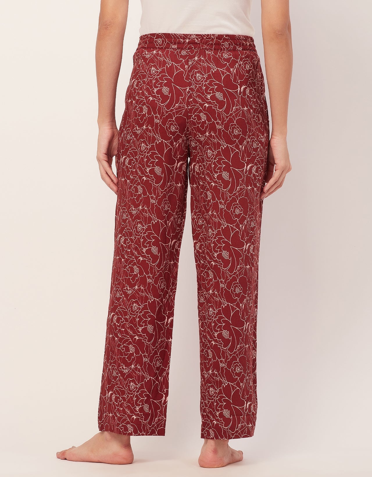 Elastic Waist Pajamas, Printed