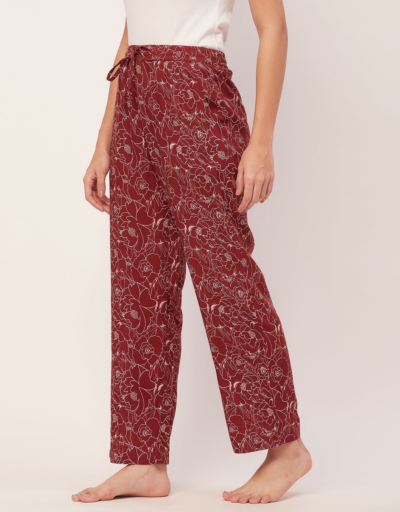 Elastic Waist Pajamas, Printed