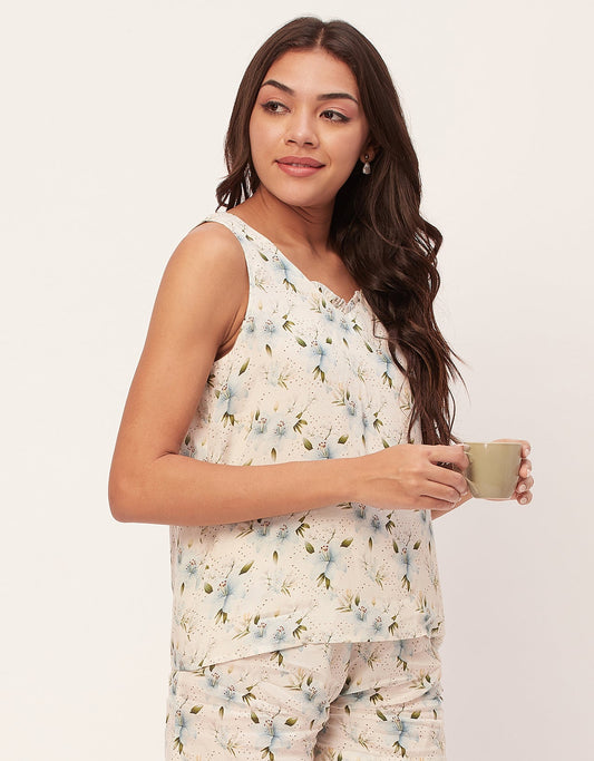 Sleeveless Top Shorts Sets