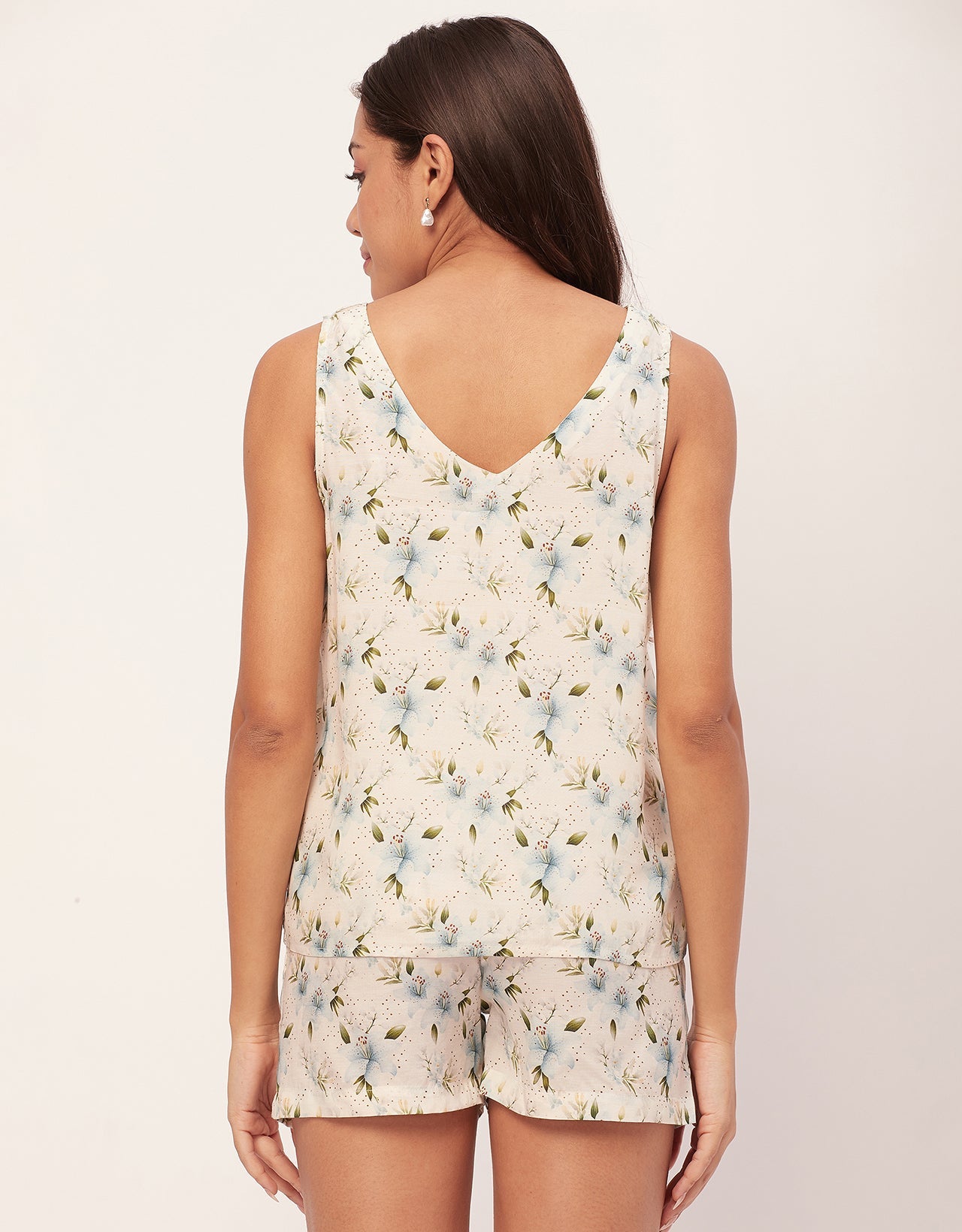 Sleeveless Top Shorts Sets