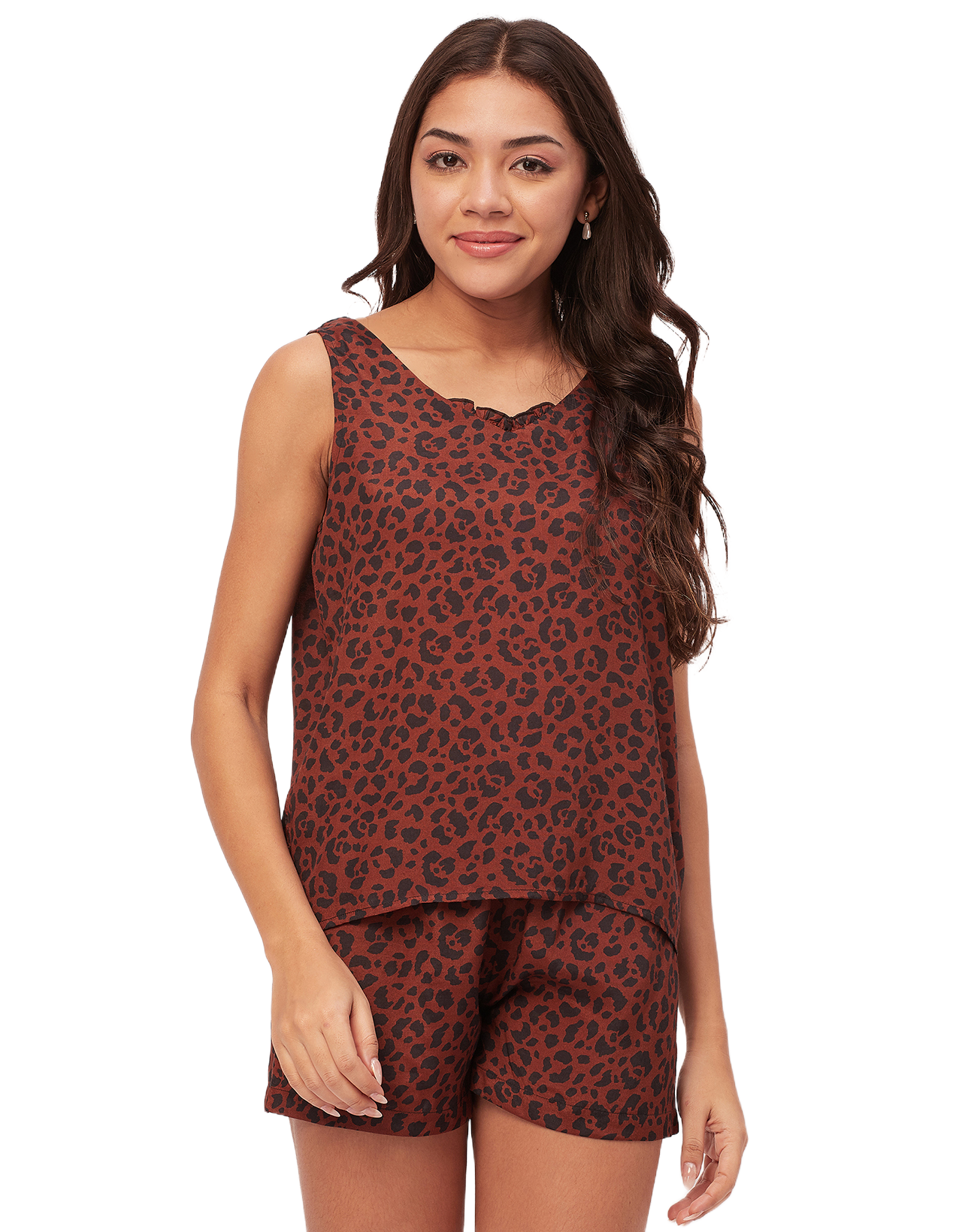 Sleeveless Top Shorts Sets