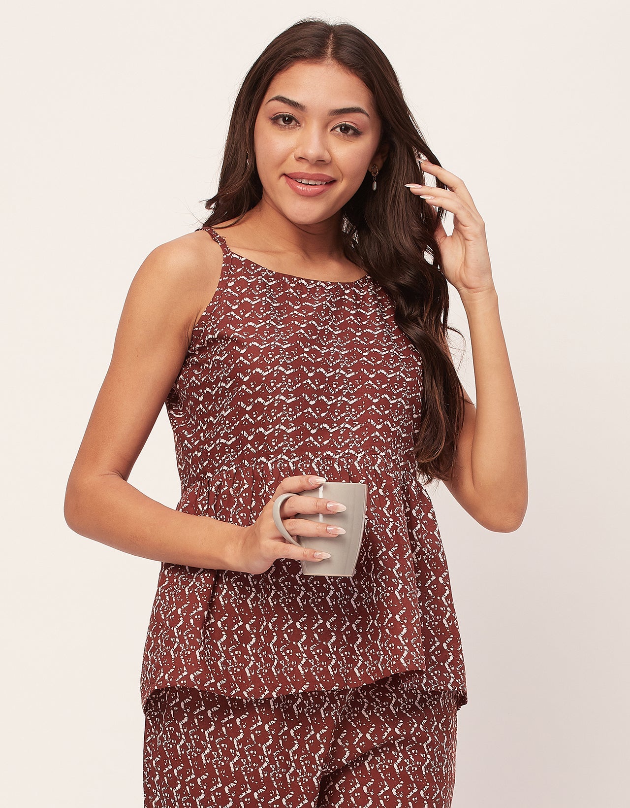 Sleeveless Nightsuit Set
