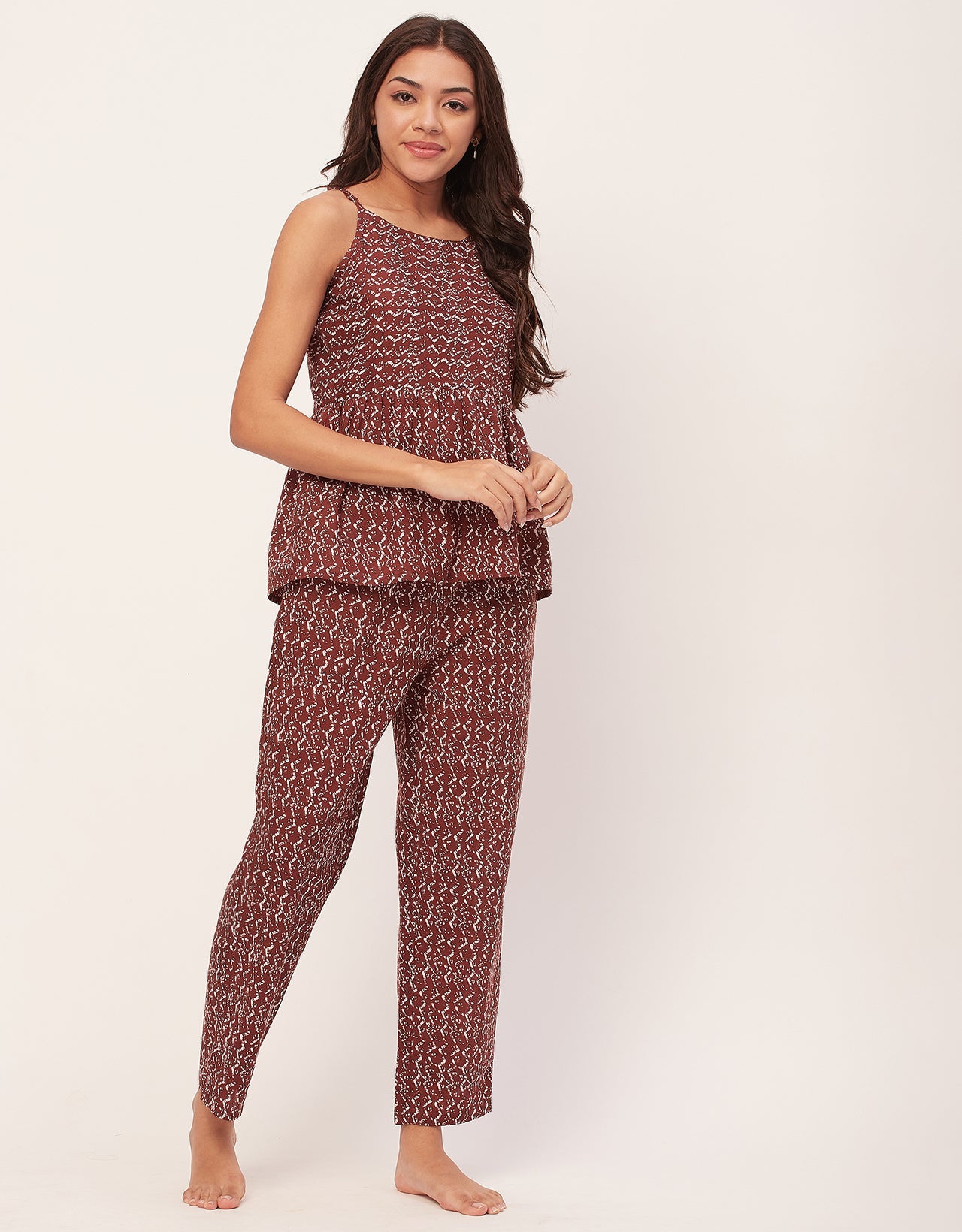 Sleeveless Nightsuit Set