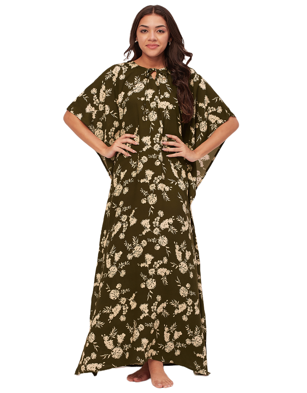 Printed Kaftan Maxi