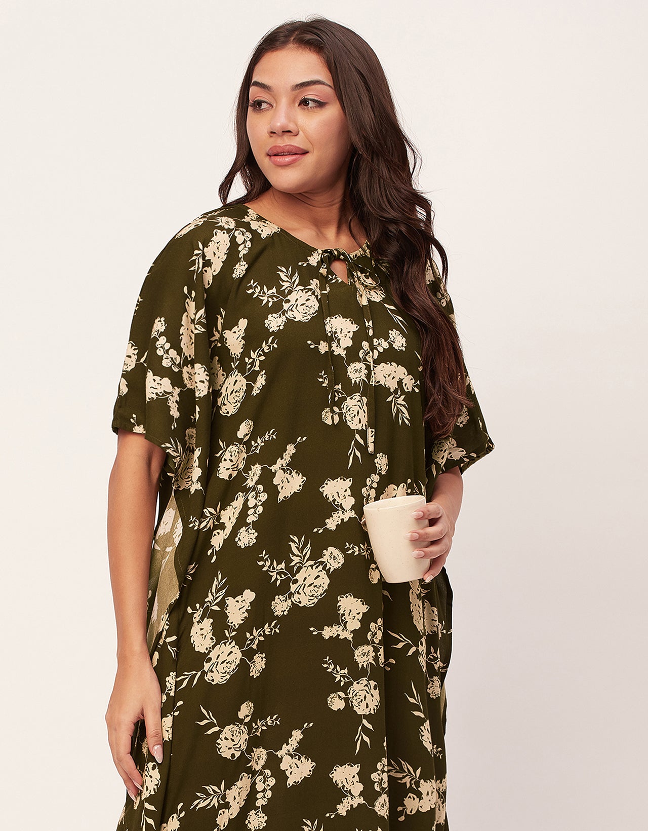 Printed Kaftan Maxi