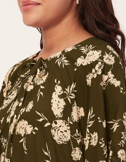 Printed Kaftan Maxi