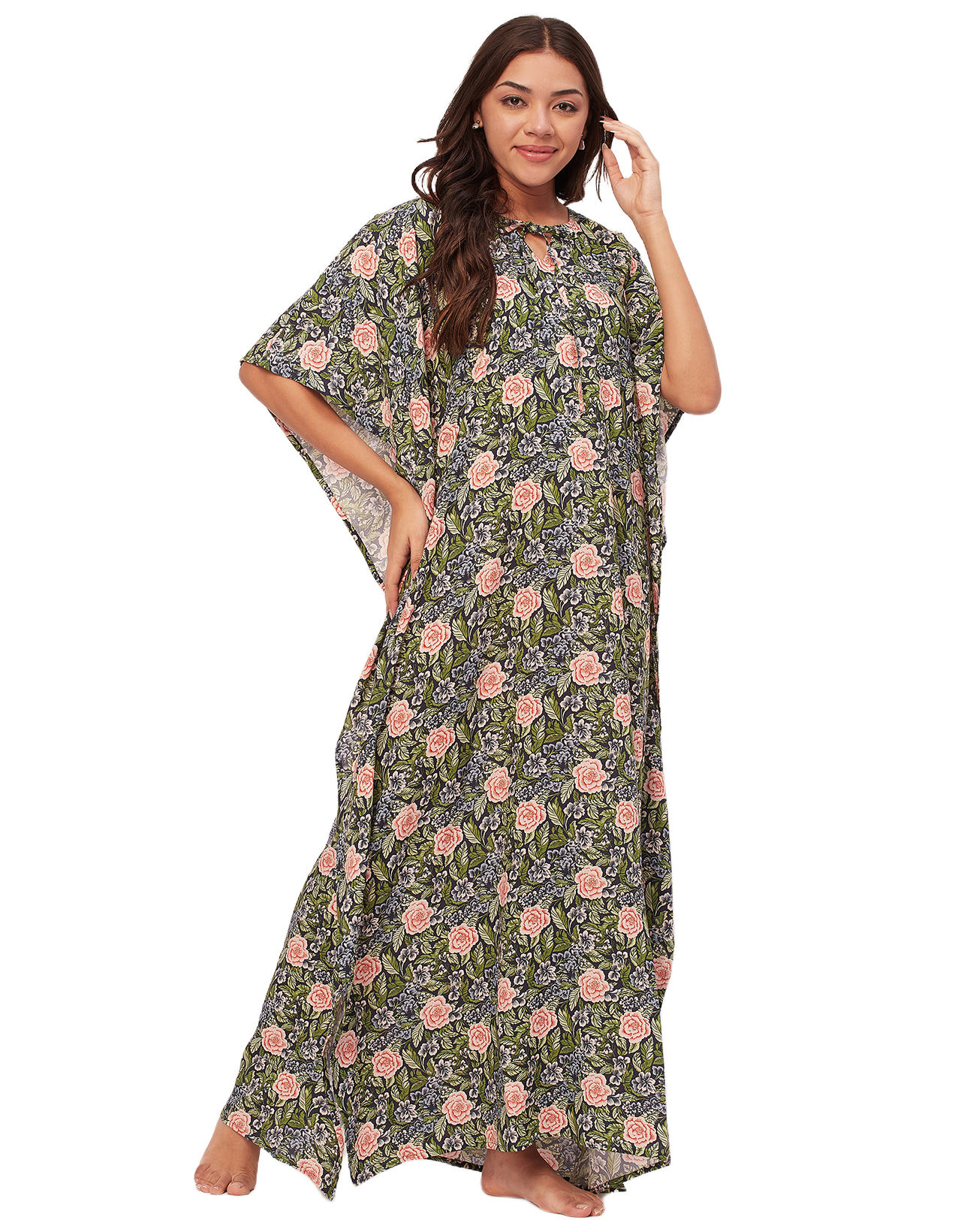 Printed Kaftan Maxi