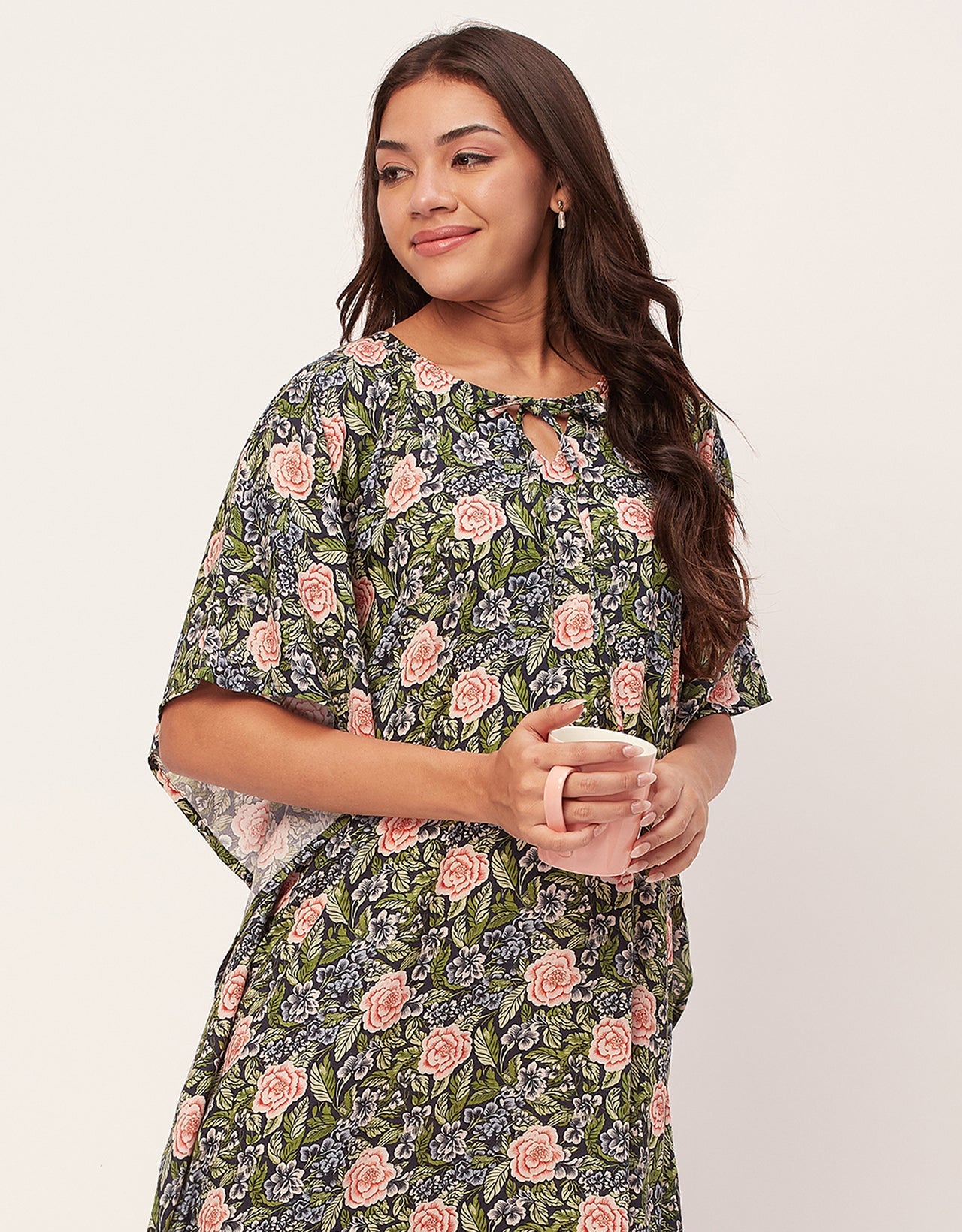 Printed Kaftan Maxi