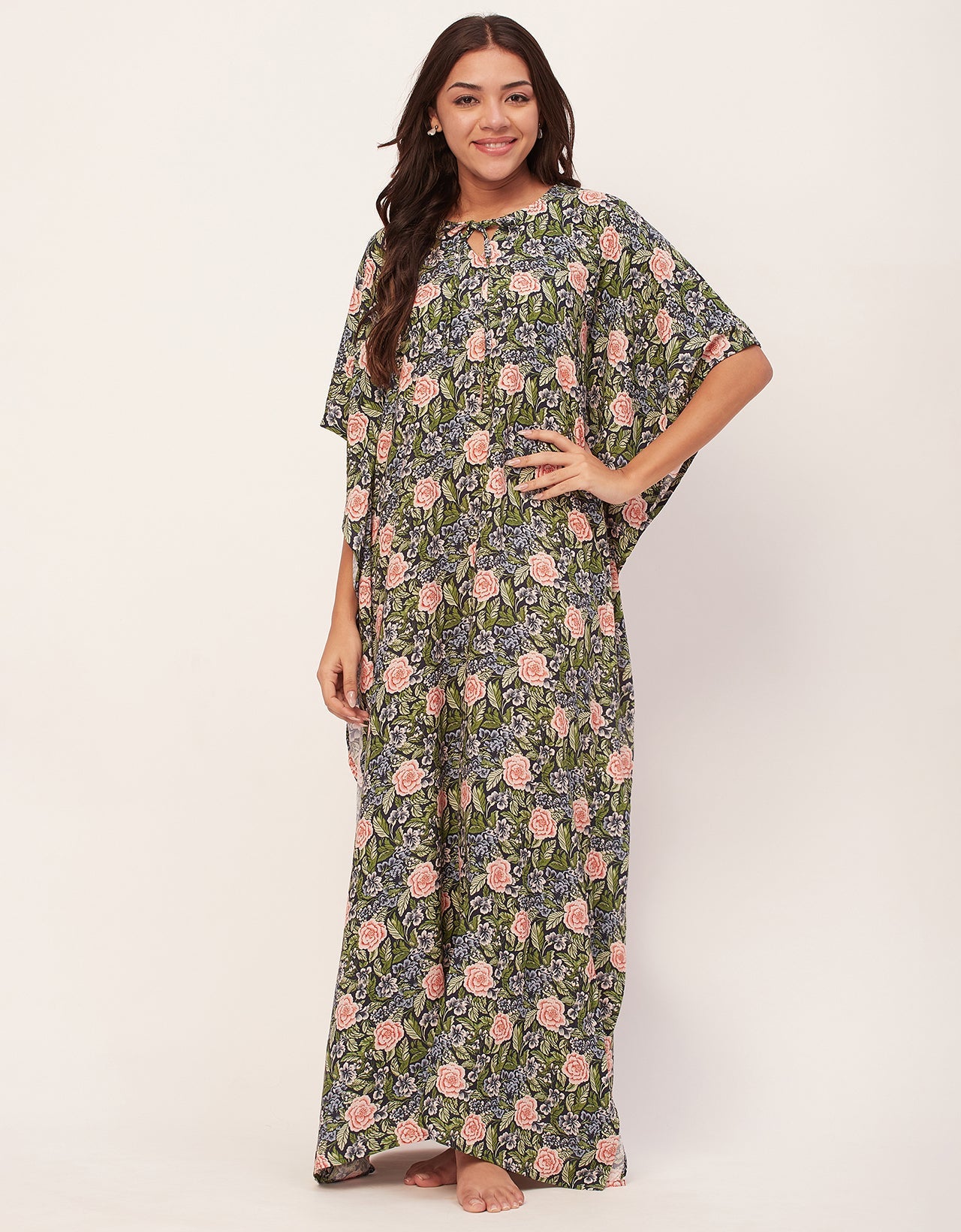 Printed Kaftan Maxi