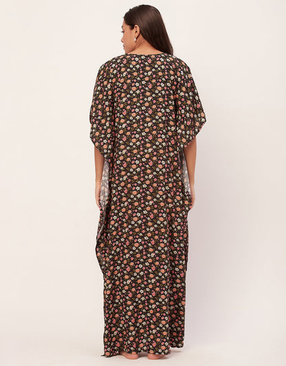 Printed Kaftan Maxi