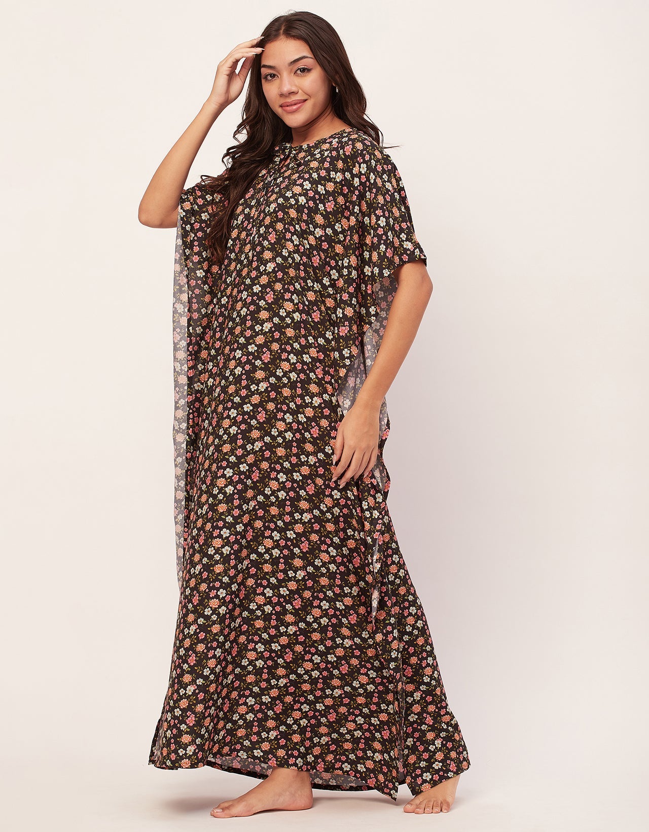 Printed Kaftan Maxi