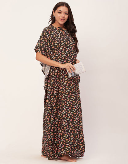 Printed Kaftan Maxi
