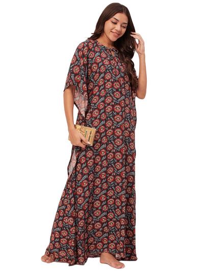 Printed Kaftan Maxi