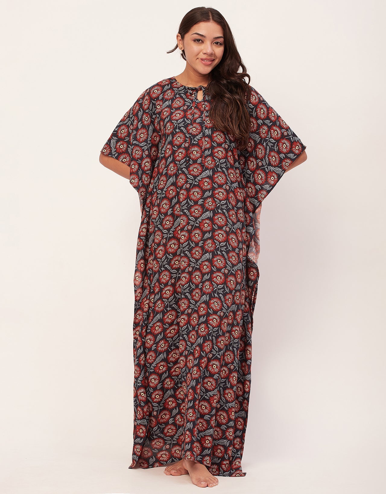 Printed Sleep Kaftan Maxi