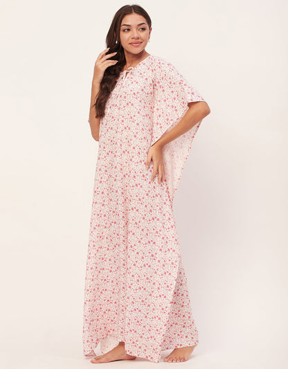 Printed Kaftan Maxi