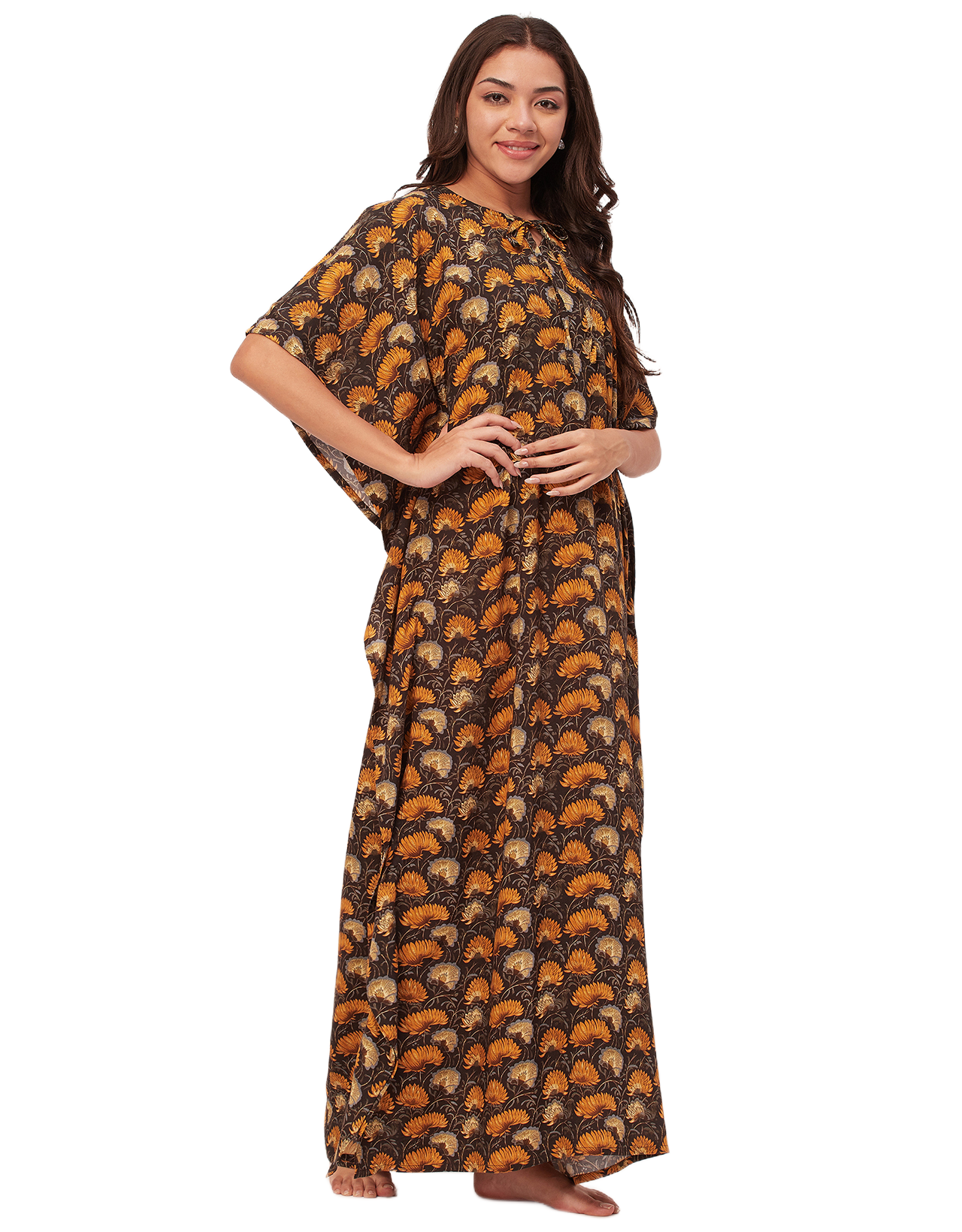 Printed Kaftan Maxi