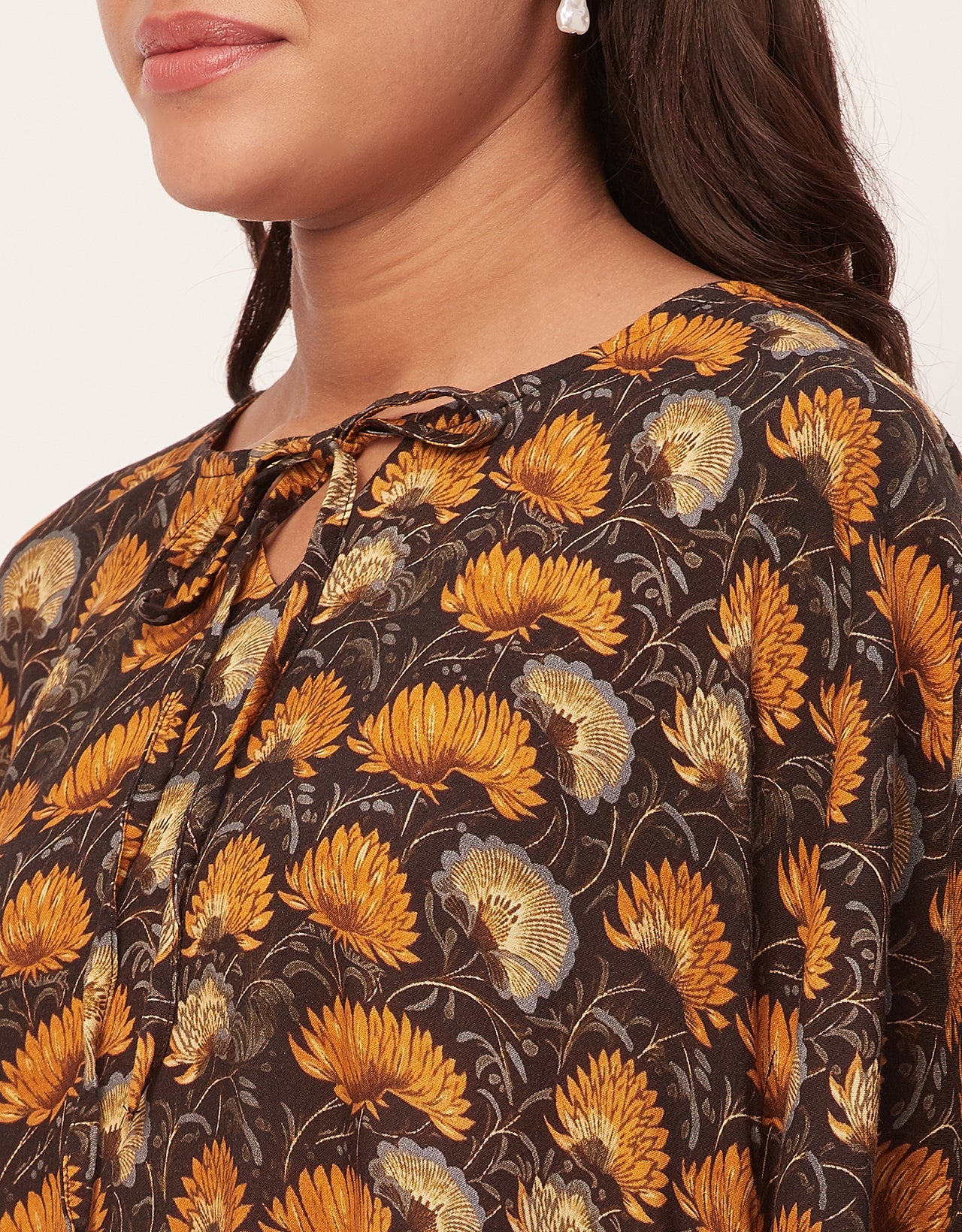 Printed Kaftan Maxi