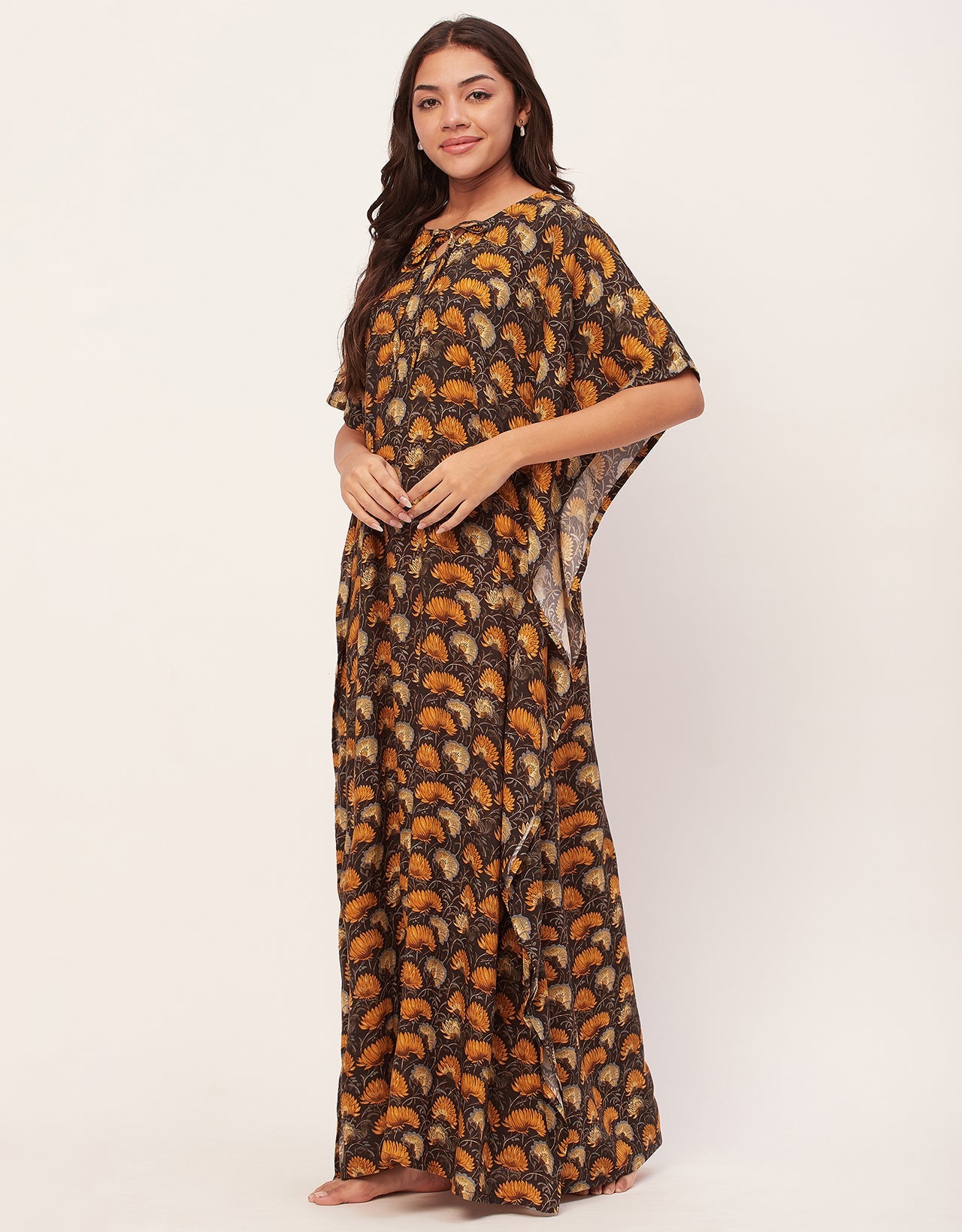 Printed Kaftan Maxi